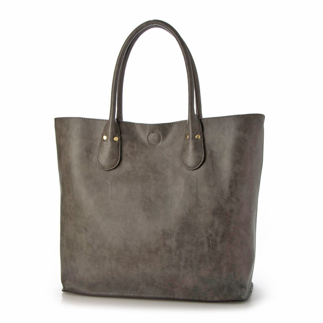 <ロングセラー>【映画着用アイテム】オティアス Otias バッグインバッグ付きシュリンクレザータイプ合皮トートバッグ (GRY) GRY