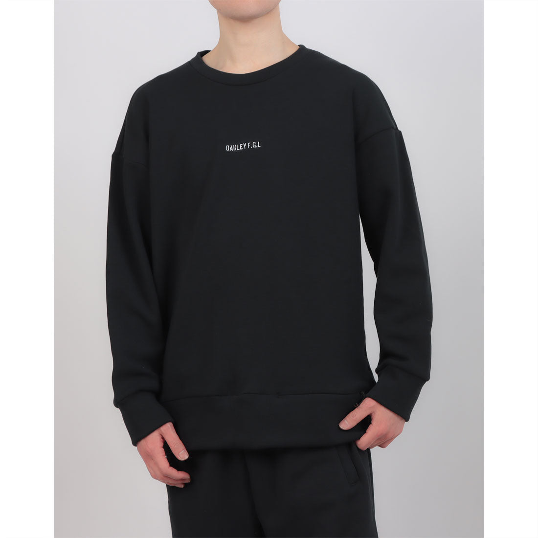 オークリー OAKLEY FGL SLICK FLEECE CREW 1.0 (BLACK) BLACK