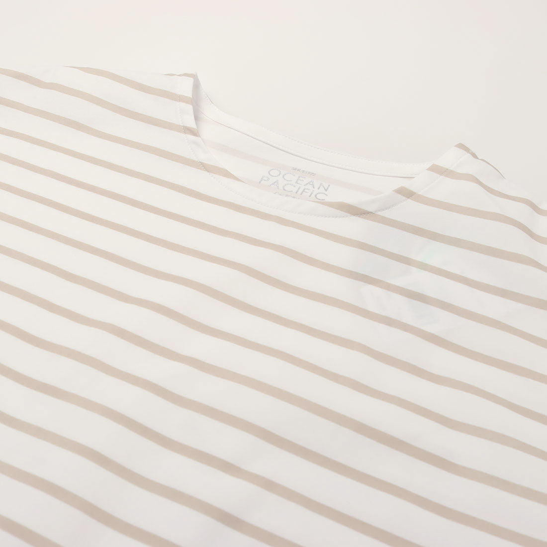 オーシャンパシフィック Ocean Pacific SU ナガソデUVTシャツ ベージュ