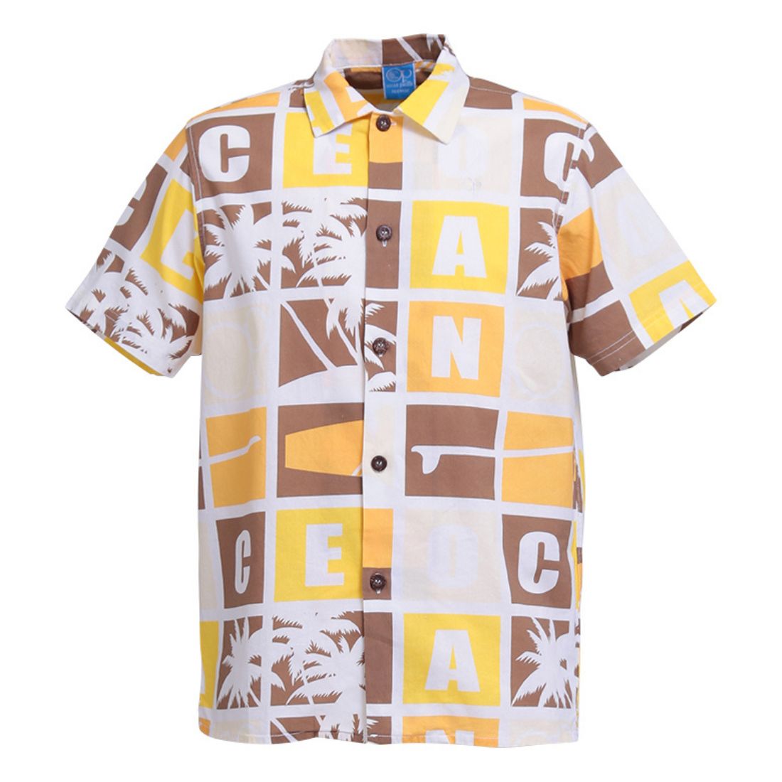 S/S.シャツ BRN