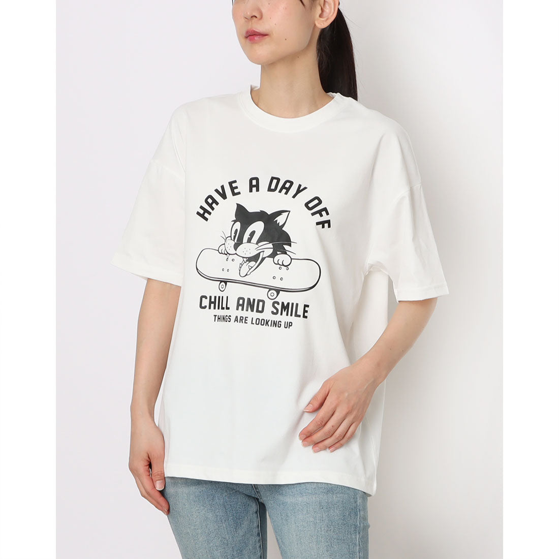 オーシャンパシフィック Ocean Pacific TT ナガソデTシャツ ホワイト