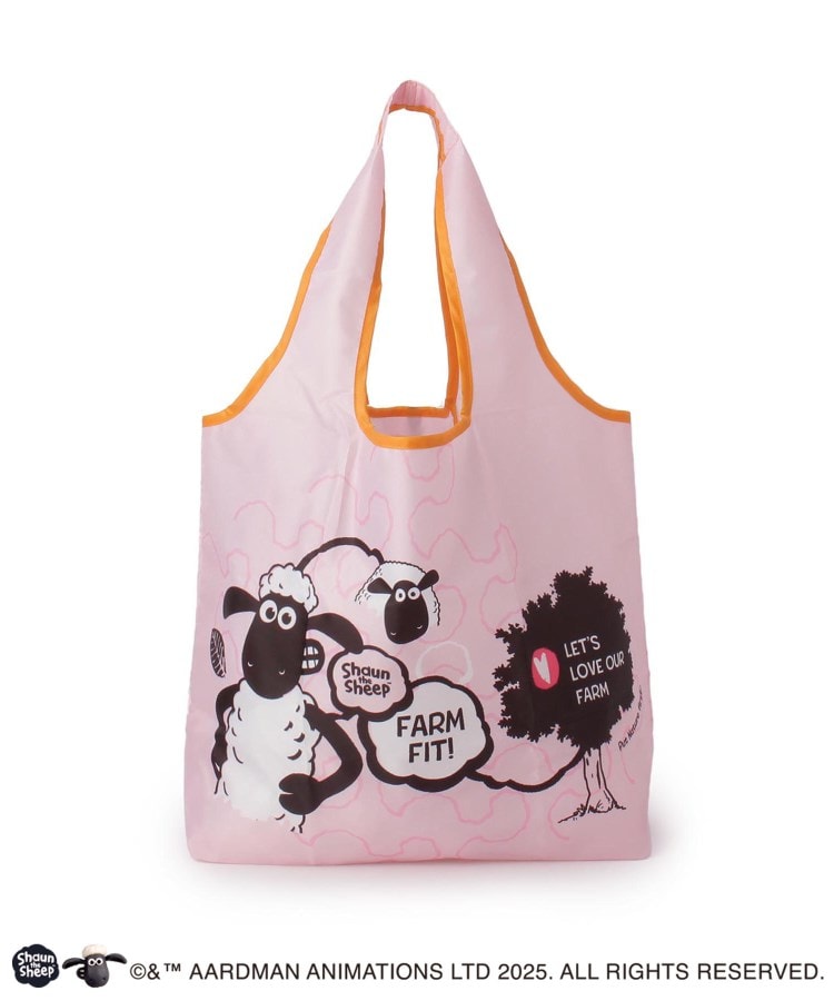 ワンズテラス one'sterrace 【ワンズテラス限定】ひつじのショーン エコバッグ (ピンク(972)) ピンク(972)