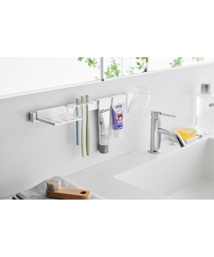 ワンズテラス one'sterrace tower タワー 歯ブラシ&歯磨き用品収納セット【返品不可商品】 (ホワイト(901)) ホワイト(901)