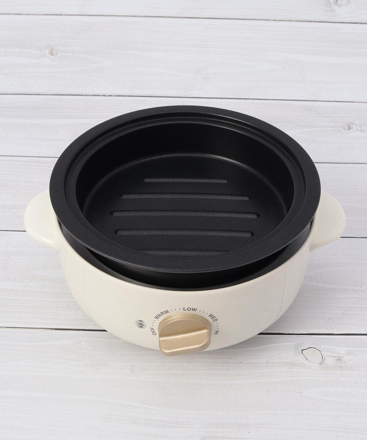 ワンズテラス one'sterrace BRUNO ブルーノ コンパクトマルチグリルポット【返品不可商品】 (ブルーグリーン(997)) ブルーグリーン(997)