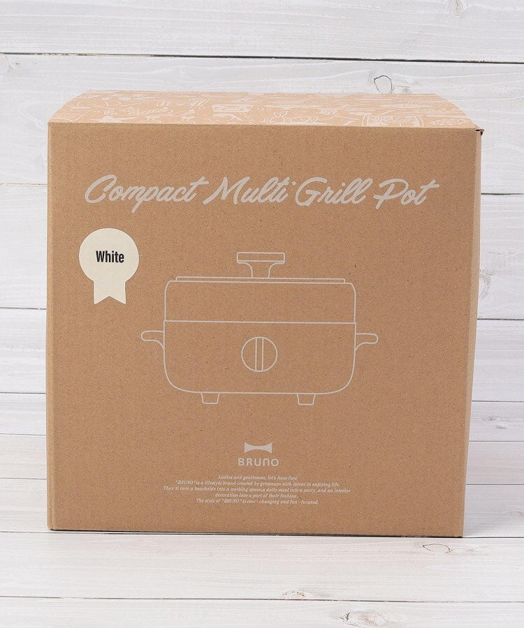 ワンズテラス one'sterrace BRUNO ブルーノ コンパクトマルチグリルポット【返品不可商品】 (ブルーグリーン(997)) ブルーグリーン(997)