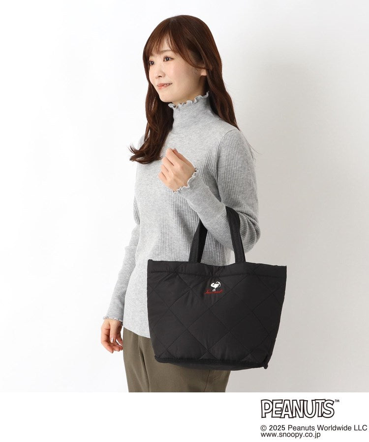 ワンズテラス one'sterrace SNOOPY 軽かるミニトート (ブラック(919)) ブラック(919)