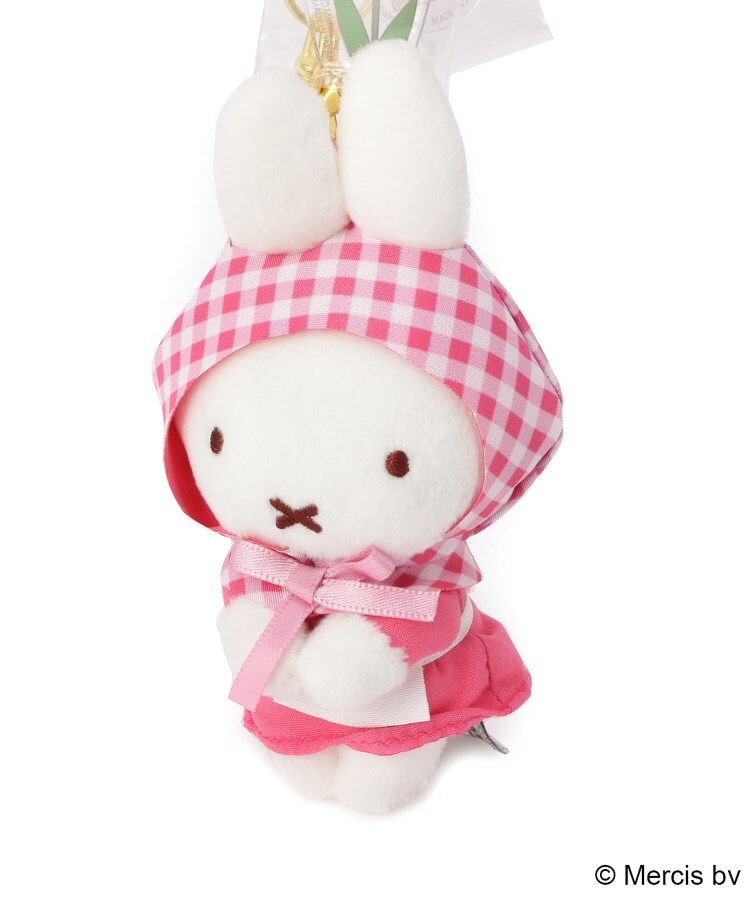 ワンズテラス one'sterrace ◆Dick Bruna miffy ちょっこりサンキューマスコット strawberry&tulip (レッド(962)) レッド(962)