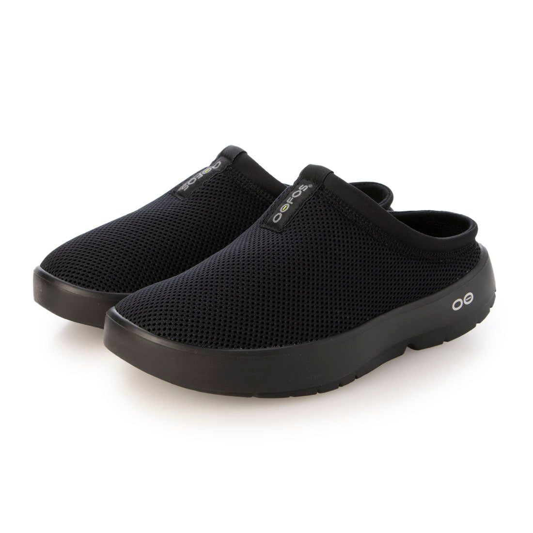 ウーフォス OOFOS ウーフォス OOcOOzie Sport Mule Women's(ウークージー スポーツ ミュール)リカバリーサンダル スリッパ 衝撃吸収 正規品 (Black/Black) Black/Black
