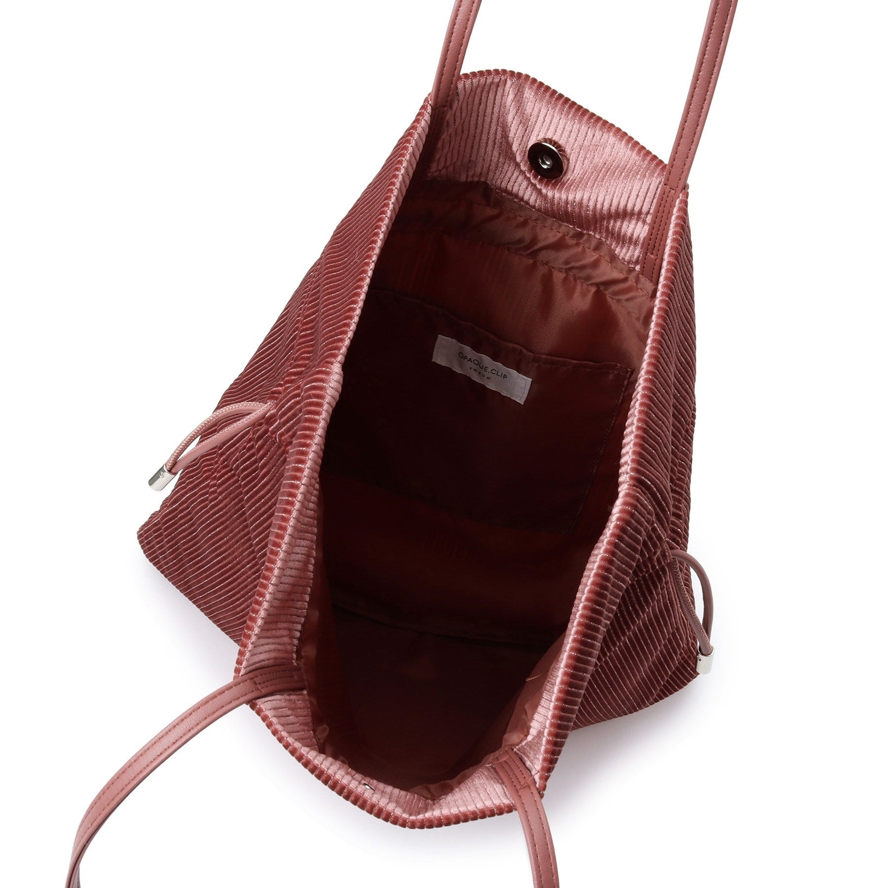 OPAQUE.CLIP OPAQUE.CLIP 【A4 Size Compatible】 Pleated Drawstring Shoulder Bag