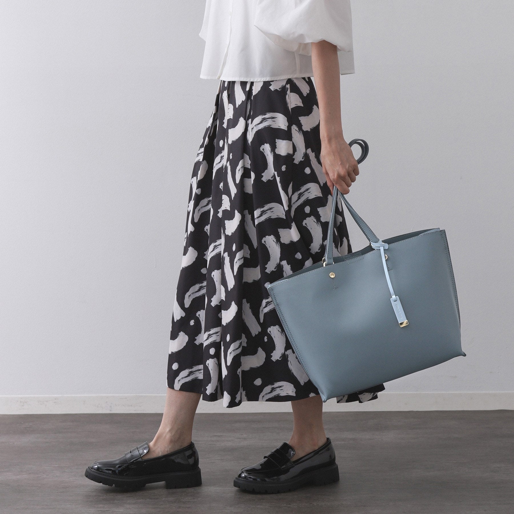 オペーク ドット クリップ OPAQUE.CLIP 【名品/A4サイズ対応】バイカラースムーストートバッグ (ブラウン(544)) ブラウン(544)