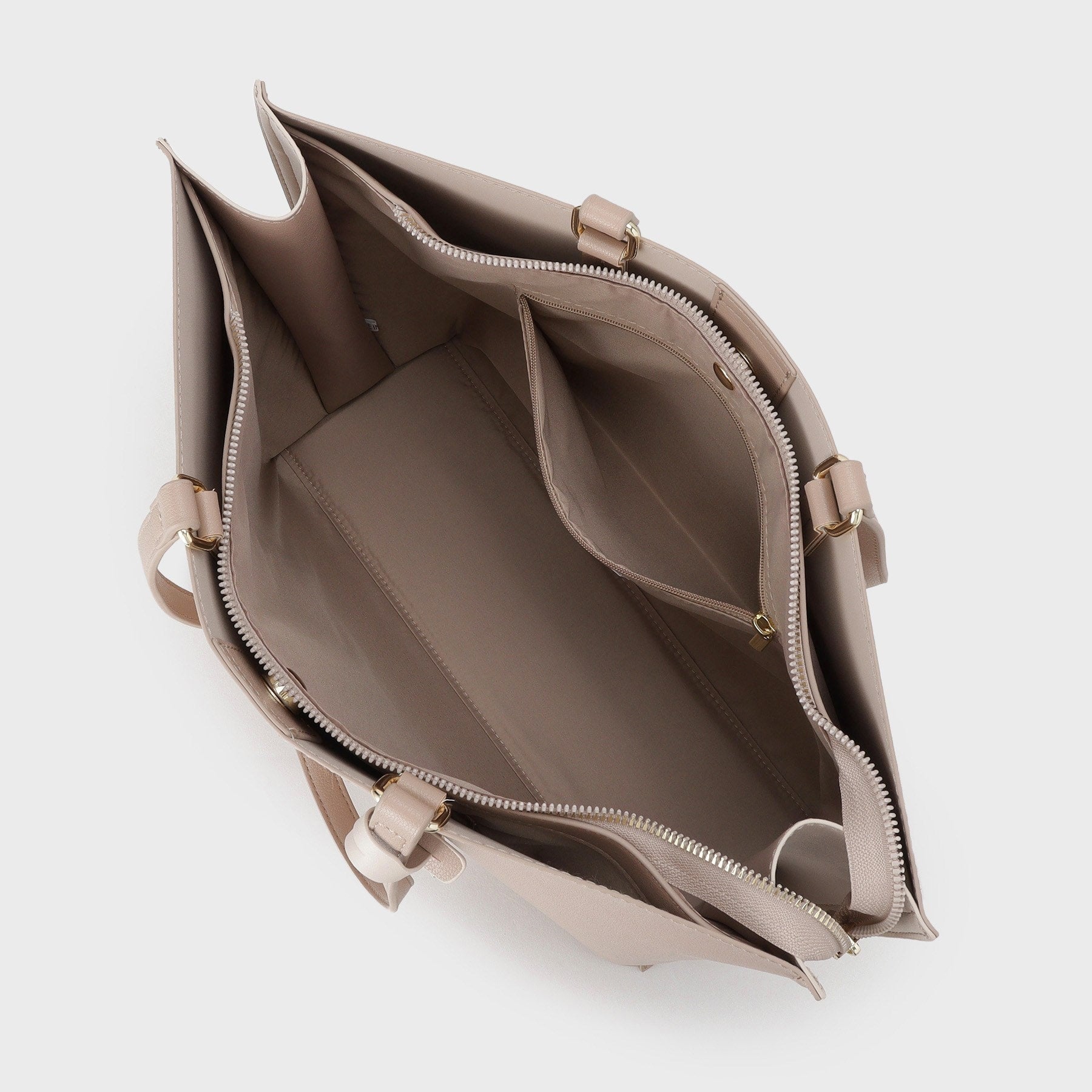 オペーク ドット クリップ OPAQUE.CLIP 【名品/A4サイズ対応】バイカラースムーストートバッグ (ブラウン(544)) ブラウン(544)