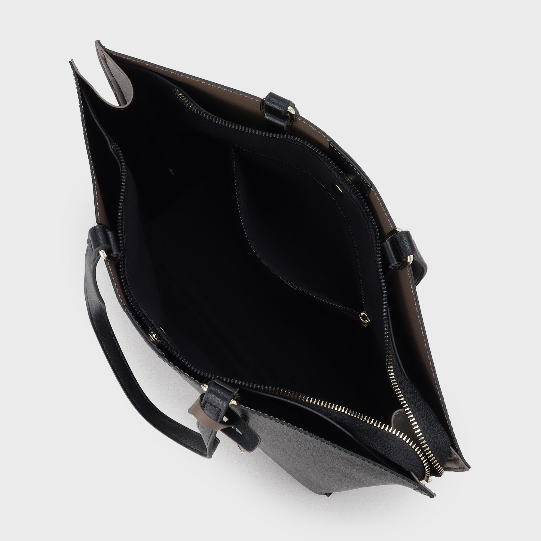 オペーク ドット クリップ OPAQUE.CLIP 【名品/A4サイズ対応】バイカラースムーストートバッグ (ブラウン(544)) ブラウン(544)