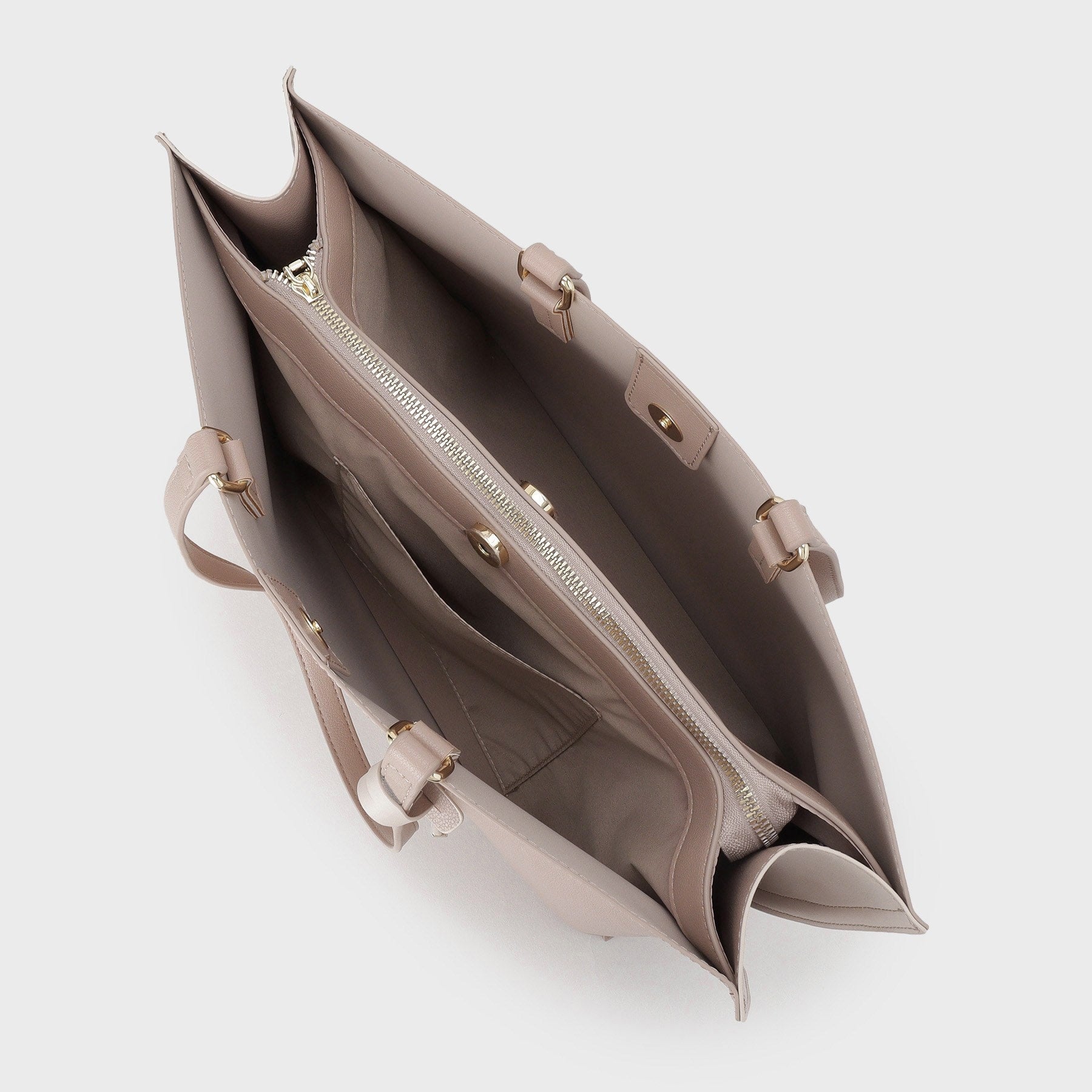 オペーク ドット クリップ OPAQUE.CLIP 【名品/A4サイズ対応】バイカラースムーストートバッグ (ブラウン(544)) ブラウン(544)