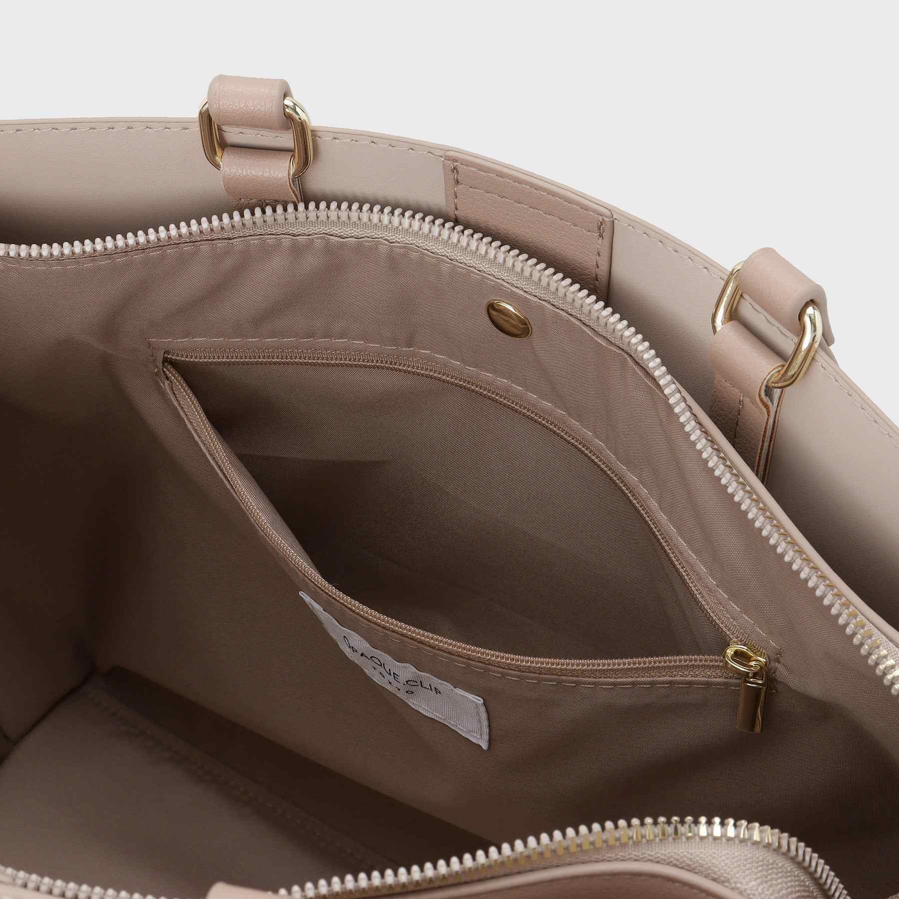 オペーク ドット クリップ OPAQUE.CLIP 【名品/A4サイズ対応】バイカラースムーストートバッグ (ブラウン(544)) ブラウン(544)