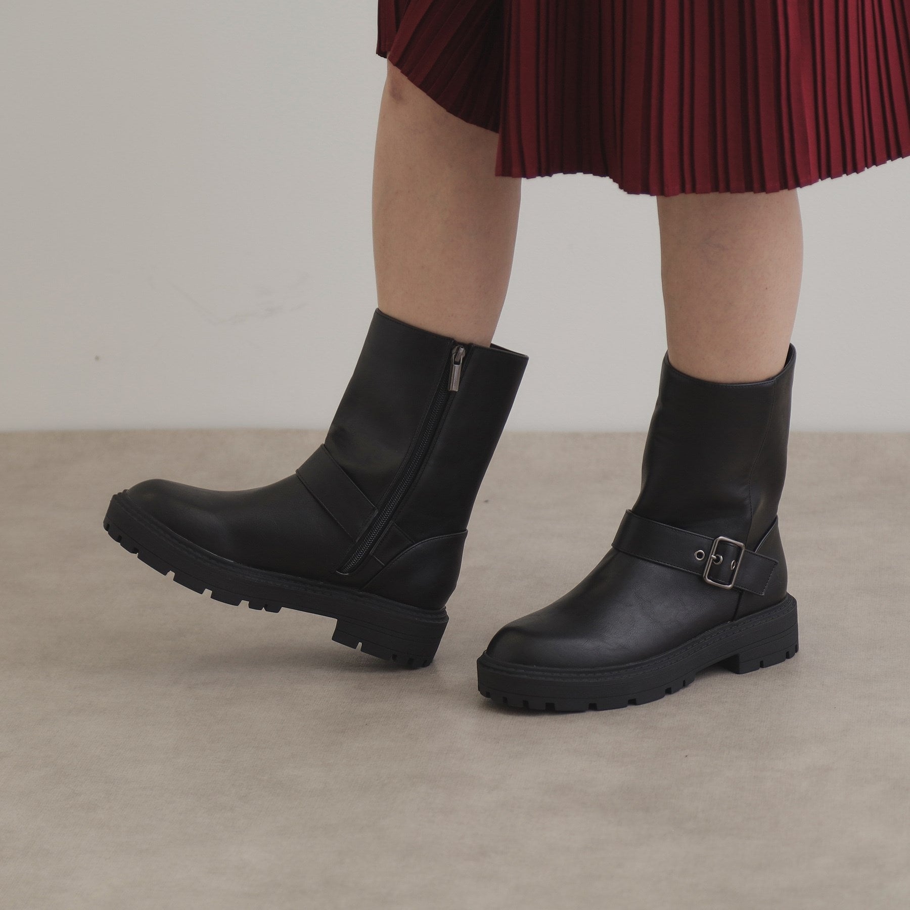 オペーク ドット クリップ OPAQUE.CLIP 【抗菌防臭加工】エンジニアブーツ (ブラック(019)) ブラック(019)