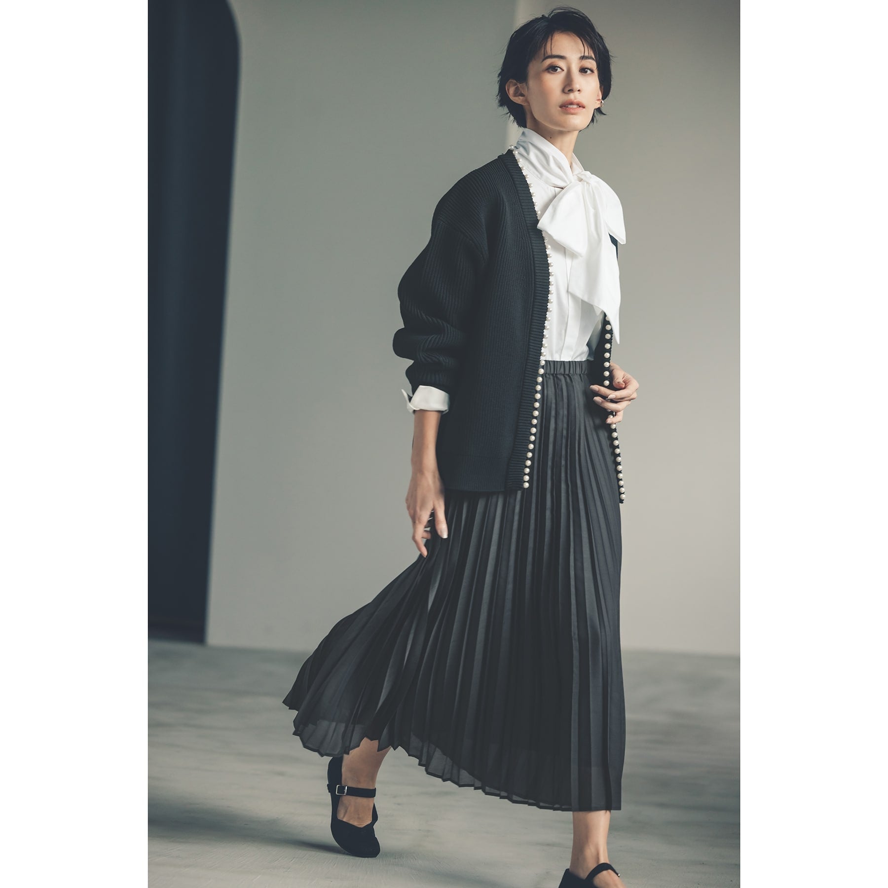 オペーク ドット クリップ OPAQUE.CLIP 【抗菌防臭/軽量/ウォッシャブル】ニットメリージェーン (シルバー(006)) シルバー(006)