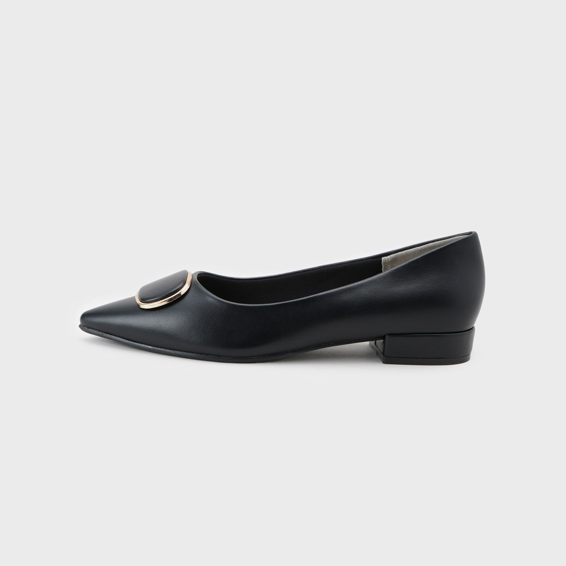 オペーク ドット クリップ OPAQUE.CLIP 【抗菌防臭加工/通勤対応可能】デザインバックルポインテッドパンプス (ベージュ(752)) ベージュ(752)