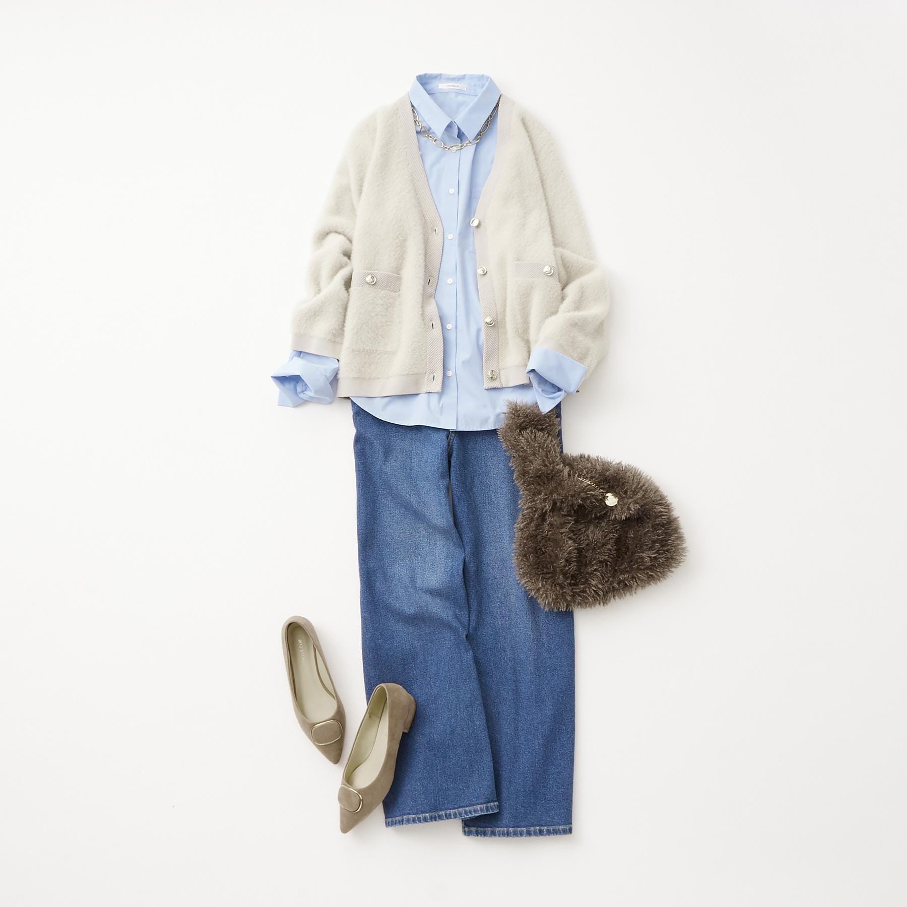 オペーク ドット クリップ OPAQUE.CLIP 【抗菌防臭加工/通勤対応可能】デザインバックルポインテッドパンプス (ベージュ(752)) ベージュ(752)