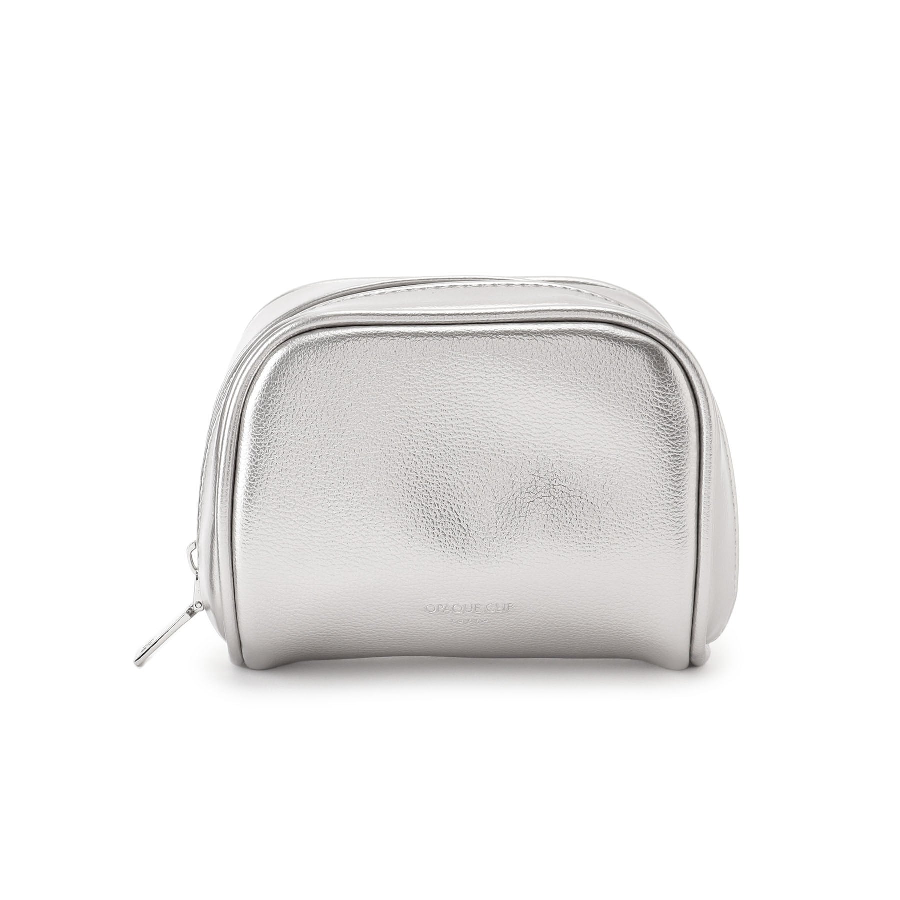 オペーク ドット クリップ OPAQUE.CLIP マチ付きスクエアポーチ (ブラックシルバー(009)) ブラックシルバー(009)