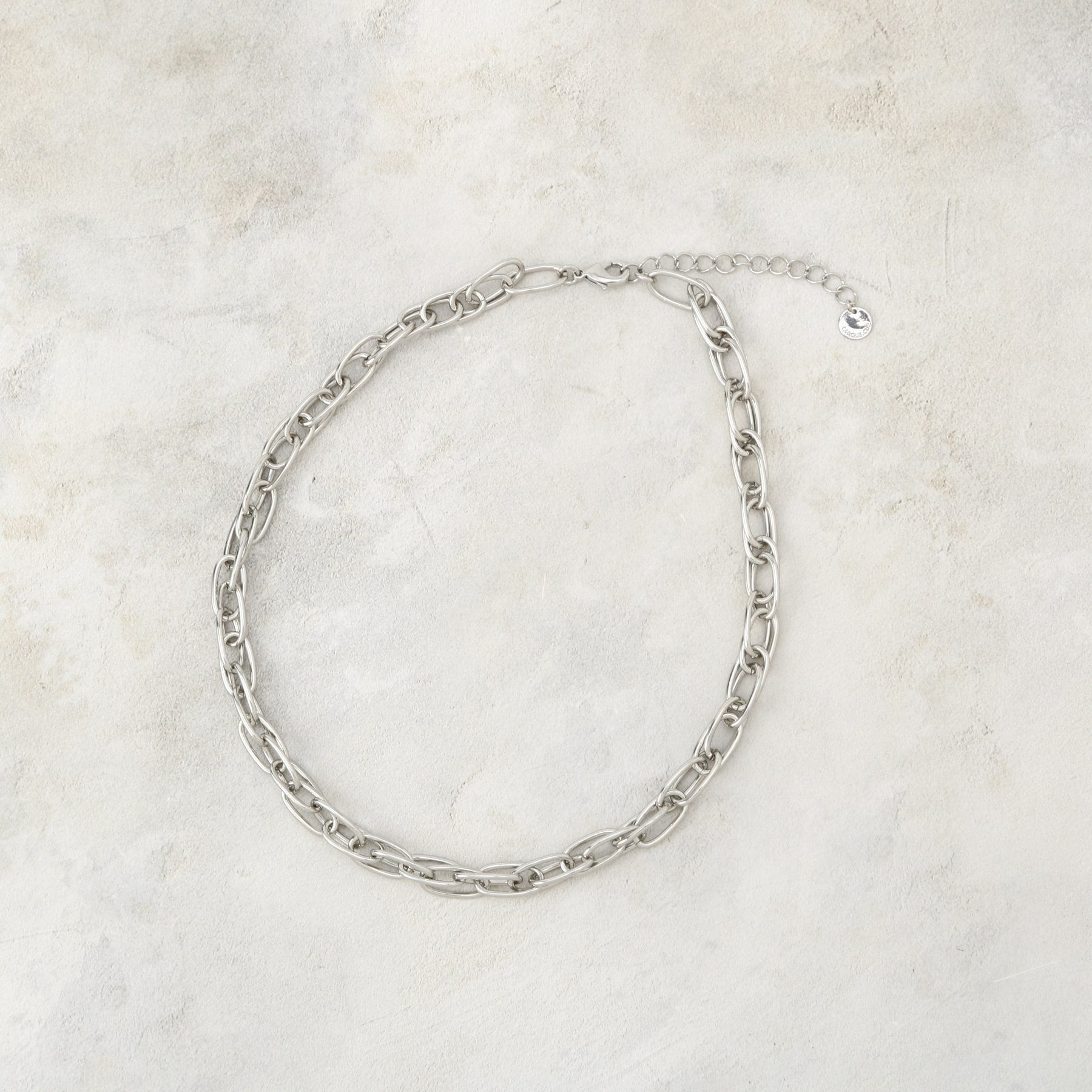 オペーク ドット クリップ OPAQUE.CLIP ボリュームダブルチェーンネックレス (シルバー(006)) シルバー(006)