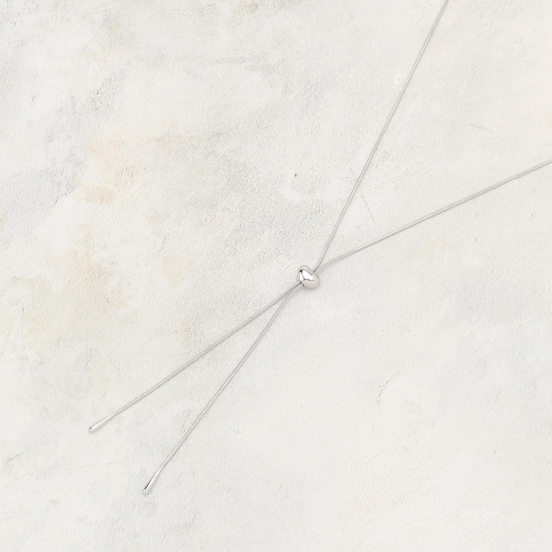 オペーク ドット クリップ OPAQUE.CLIP ミニビーンズスライドネックレス (シルバー(006)) シルバー(006)