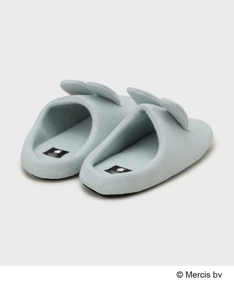 オペーク ドット クリップ OPAQUE.CLIP ◆【miffy】パイル地ルームスリッパ (ブラック(019)) ブラック(019)