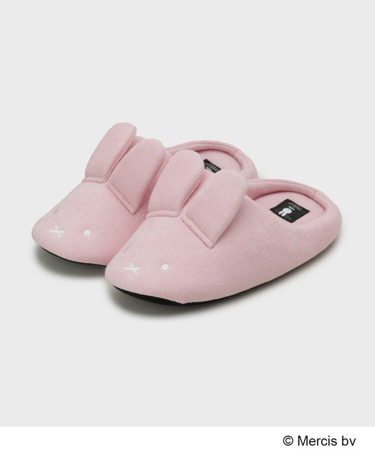 オペーク ドット クリップ OPAQUE.CLIP ◆【miffy】パイル地ルームスリッパ (ブラック(019)) ブラック(019)