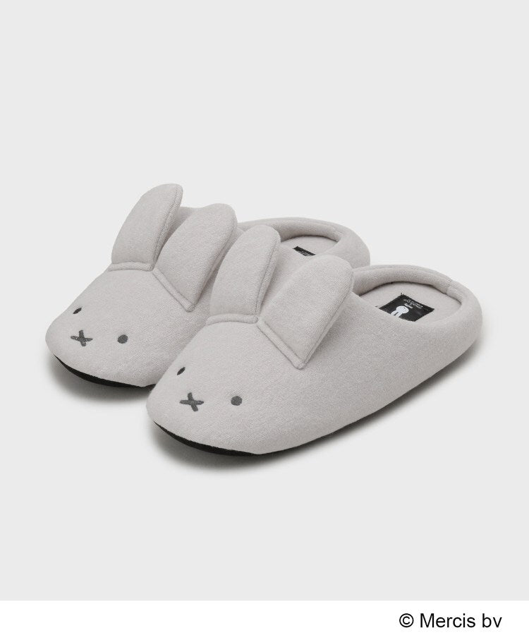 オペーク ドット クリップ OPAQUE.CLIP ◆【miffy】パイル地ルームスリッパ (グレージュ(050)) グレージュ(050)