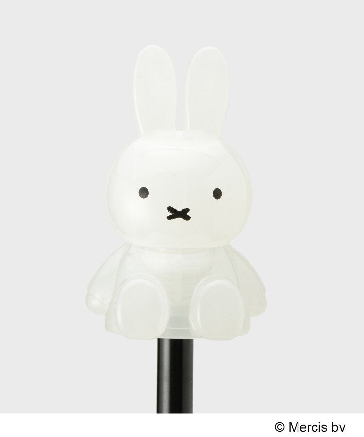 オペーク ドット クリップ OPAQUE.CLIP ◆【miffy】フェイス持ち手刺繍晴雨兼用 (ブラック(019)) ブラック(019)