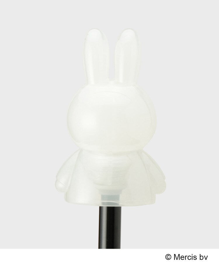 オペーク ドット クリップ OPAQUE.CLIP ◆【miffy】フェイス持ち手刺繍晴雨兼用 (ブラック(019)) ブラック(019)