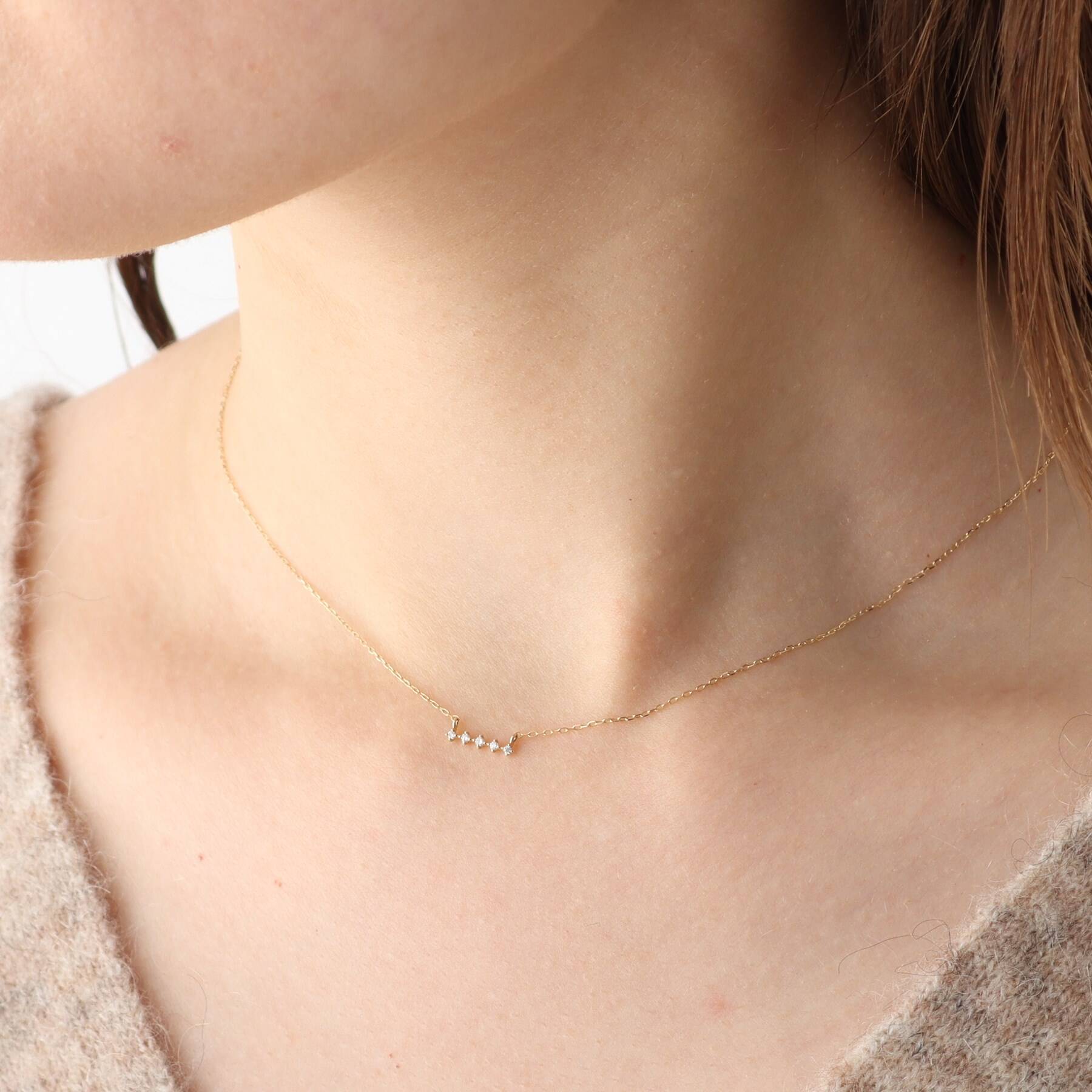 オペーク ドット クリップ OPAQUE.CLIP K10 ダイヤバーネックレス (クリスタル/透明(009)) クリスタル/透明(009)