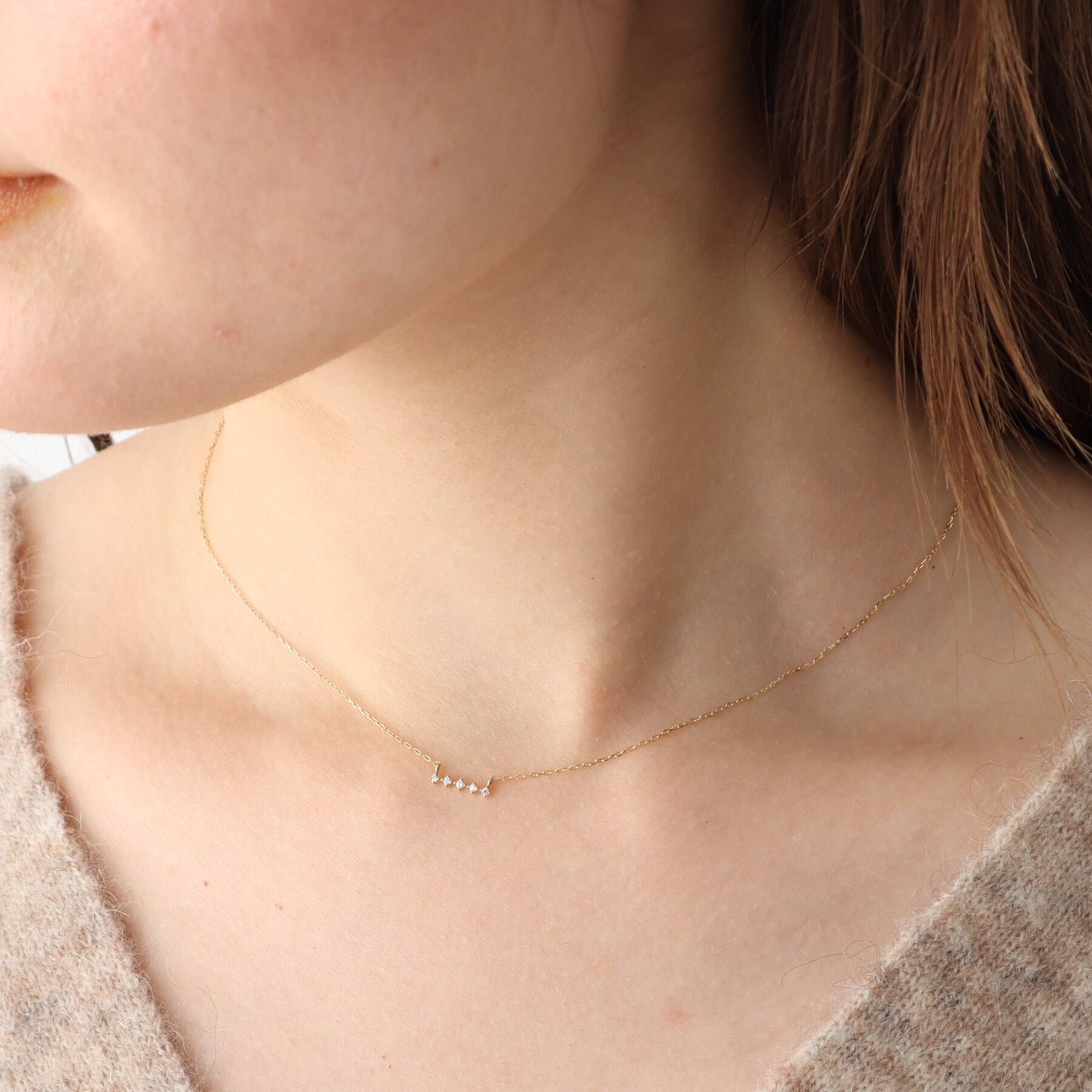 オペーク ドット クリップ OPAQUE.CLIP K10 ダイヤバーネックレス (クリスタル/透明(009)) クリスタル/透明(009)