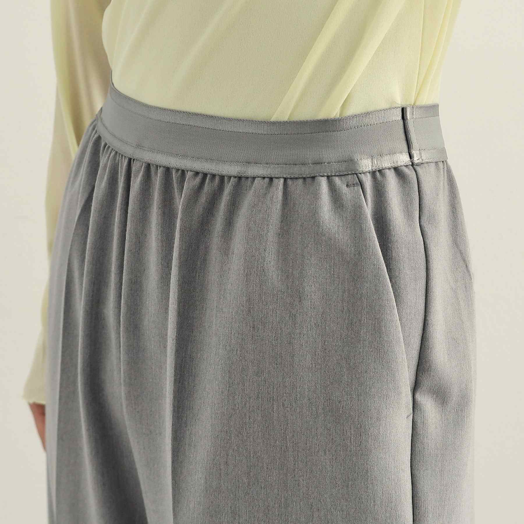 OPAQUE.CLIP OPAQUE.CLIP Melange Stretch Easy Wide Pants 【Machine Washable】