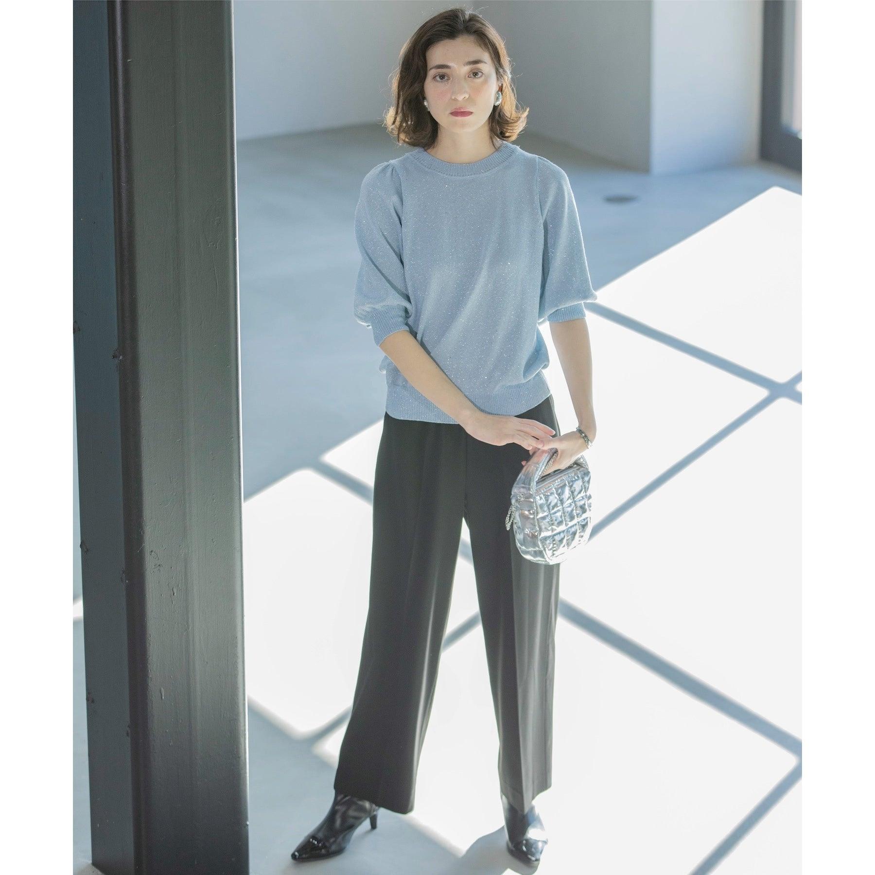 OPAQUE.CLIP OPAQUE.CLIP 混色彈性寬鬆褲【可機洗】