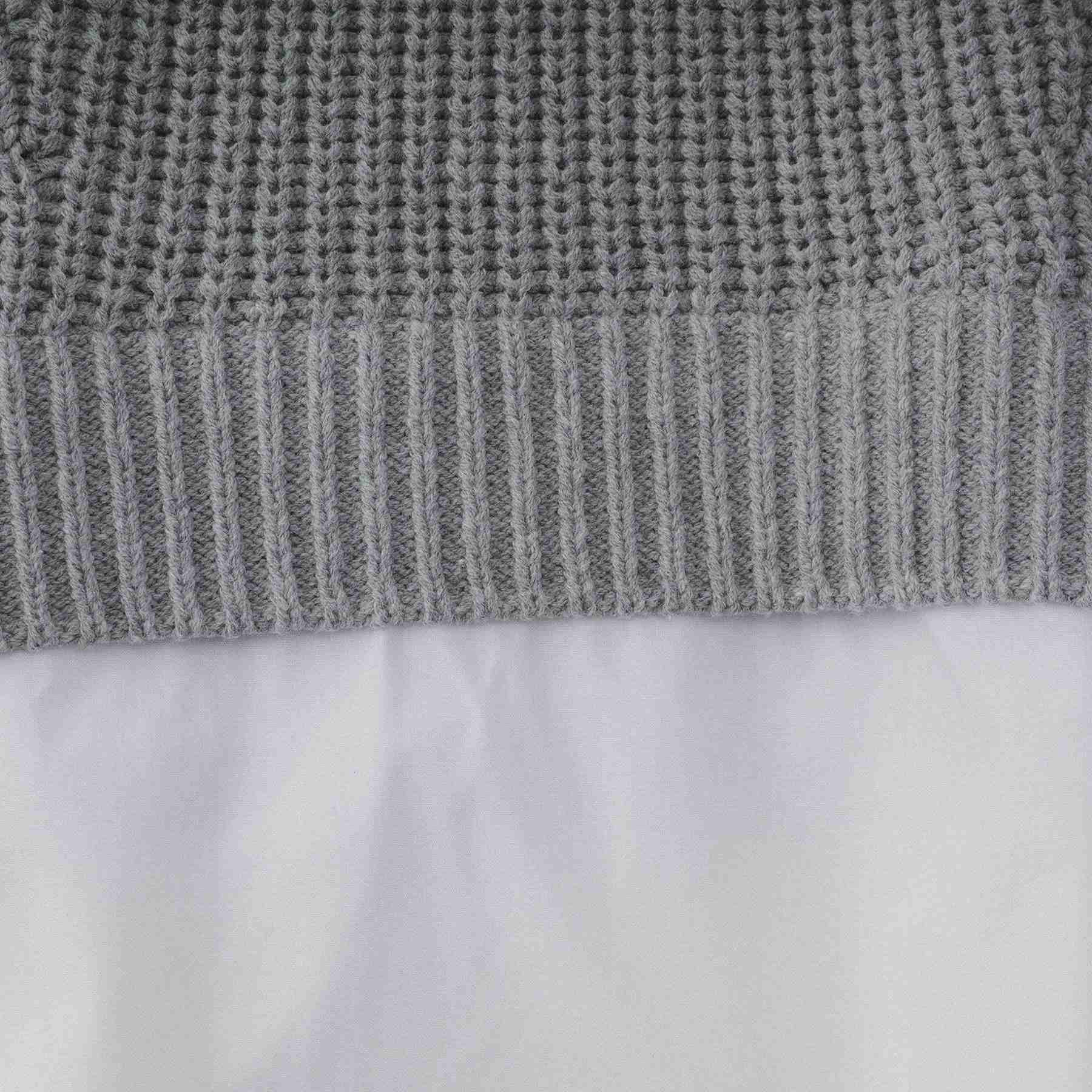 オペーク ドット クリップ OPAQUE.CLIP レイヤード風ドッキングミドルゲージニット【洗濯機洗い可】