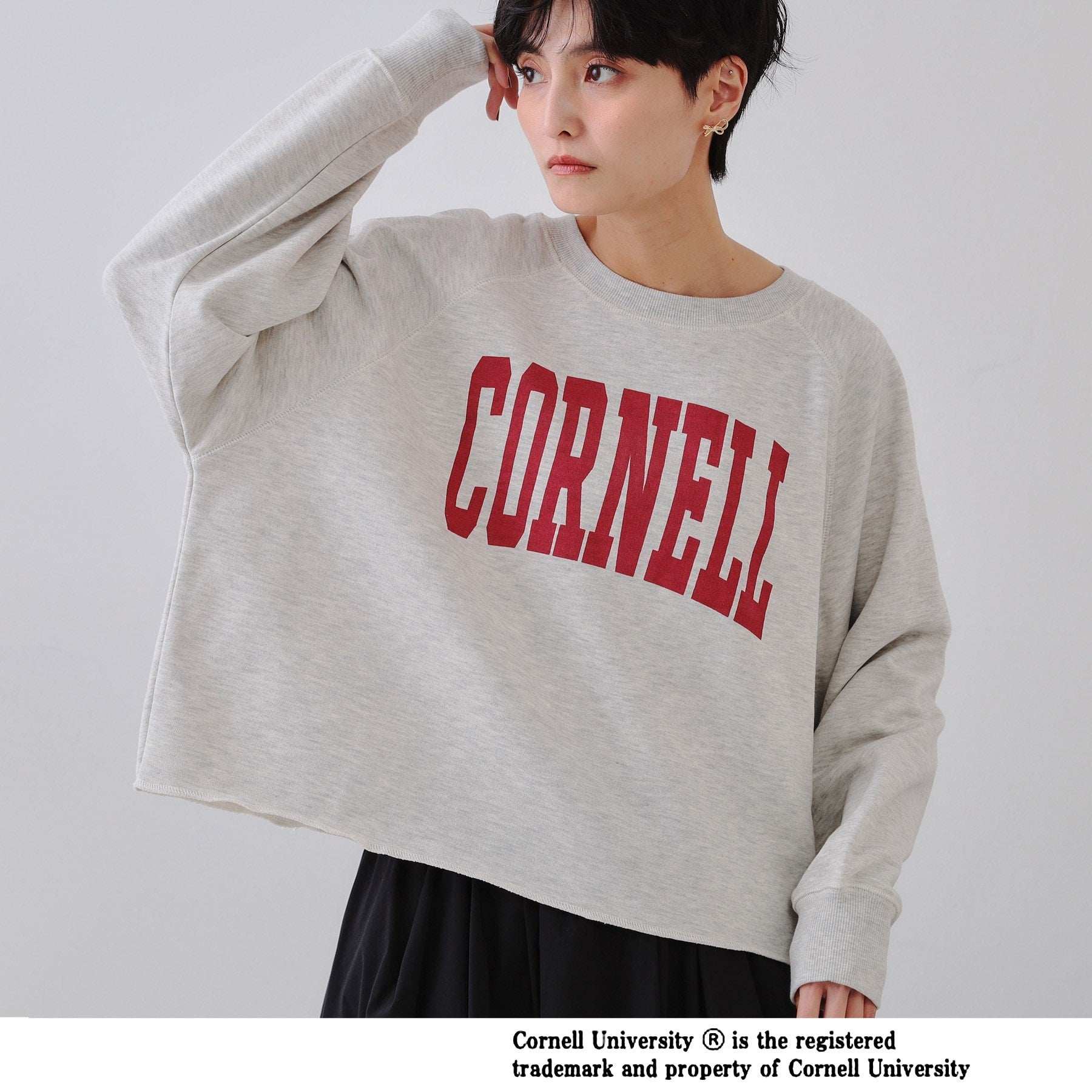 OPAQUE.CLIP OPAQUE.CLIP College Logo Sweat Pullover