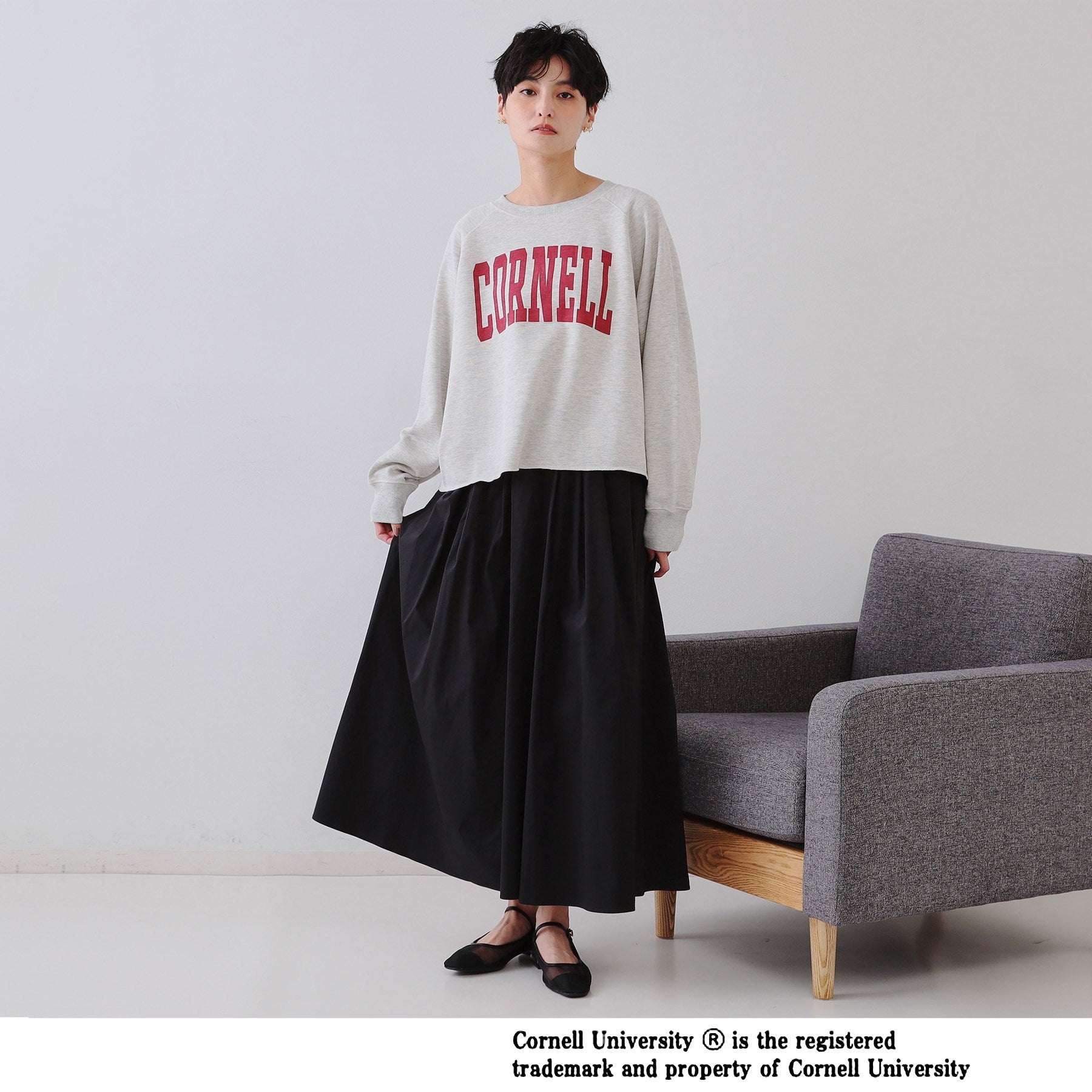 OPAQUE.CLIP OPAQUE.CLIP College Logo Sweat Pullover