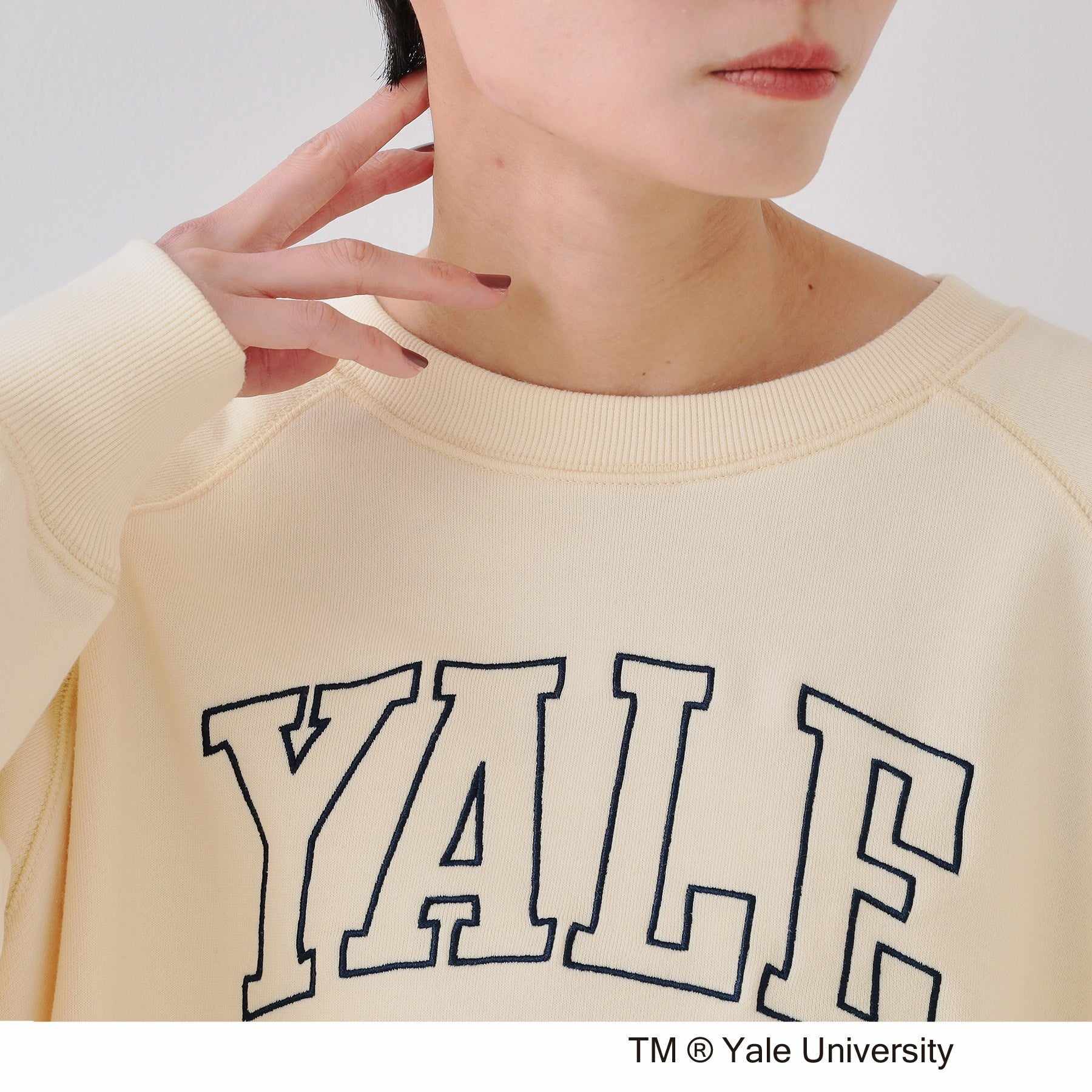 OPAQUE.CLIP OPAQUE.CLIP College Logo Sweat Pullover