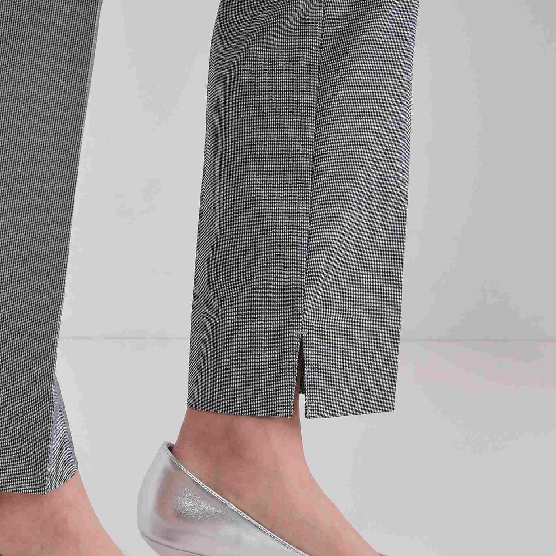 オペーク ドット クリップ OPAQUE.CLIP ハイストレッチイージースティックパンツ【洗濯機洗い可】 (ホワイト(001)) ホワイト(001)