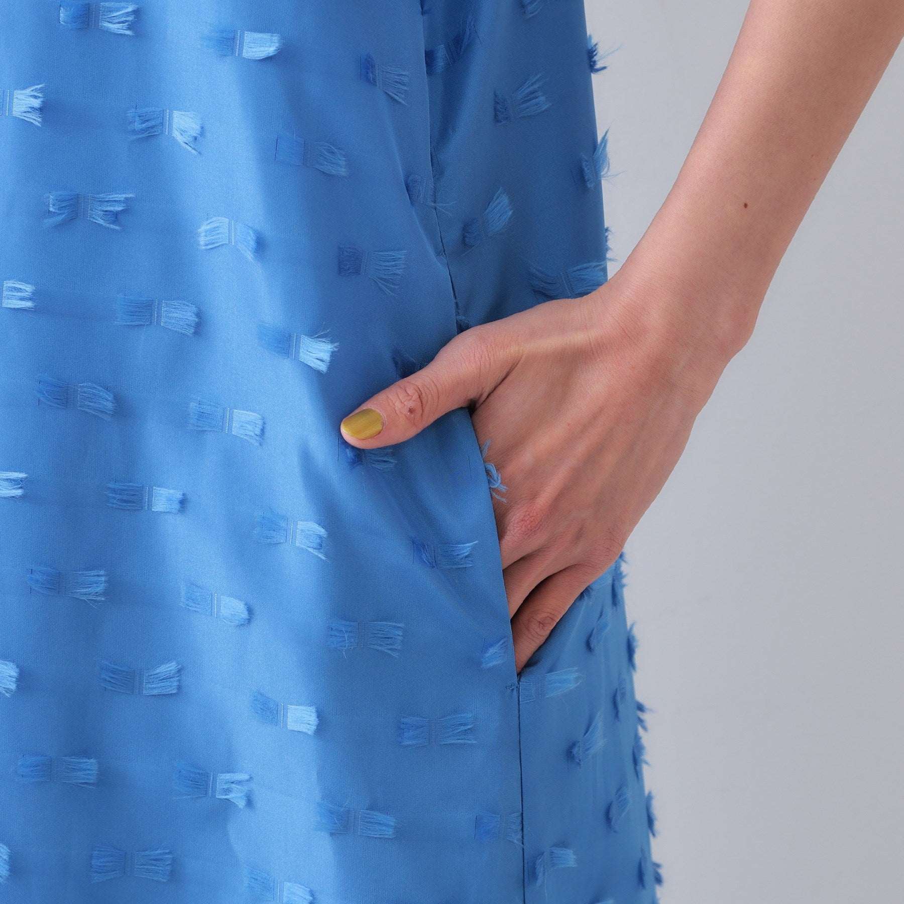 オペーク ドット クリップ OPAQUE.CLIP リボンジャカードキャミワンピース【洗濯機洗い可】 (ブラック(019)) ブラック(019)