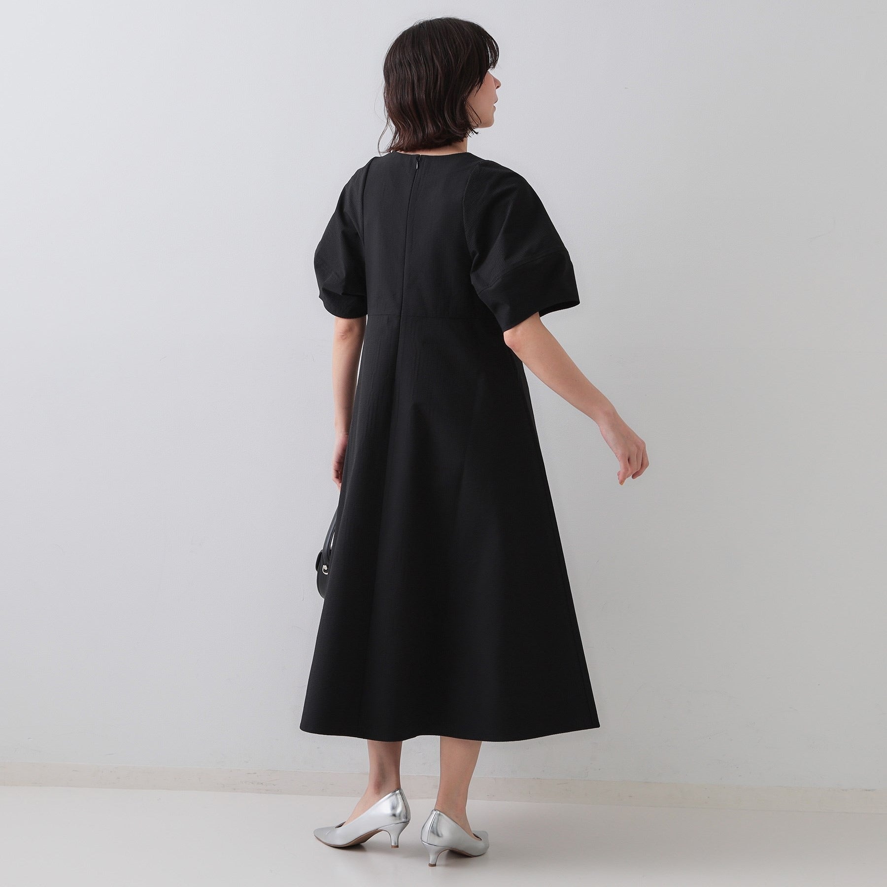 オペーク ドット クリップ OPAQUE.CLIP サッカーストライプワンピース【洗濯機洗い可/吸水速乾】 (ピンク(071)) ピンク(071)