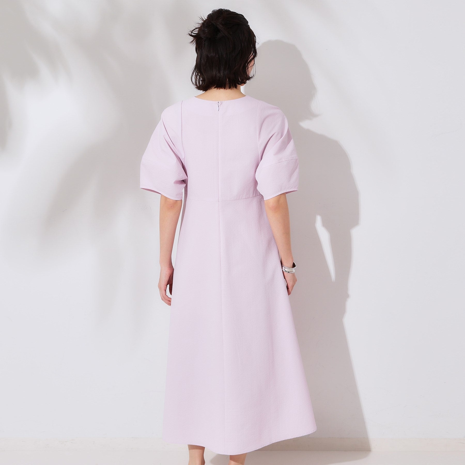 オペーク ドット クリップ OPAQUE.CLIP サッカーストライプワンピース【洗濯機洗い可/吸水速乾】 (ピンク(071)) ピンク(071)