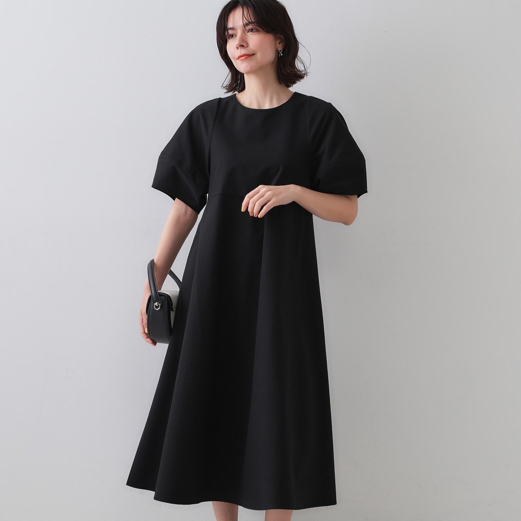 オペーク ドット クリップ OPAQUE.CLIP サッカーストライプワンピース【洗濯機洗い可/吸水速乾】 (ピンク(071)) ピンク(071)