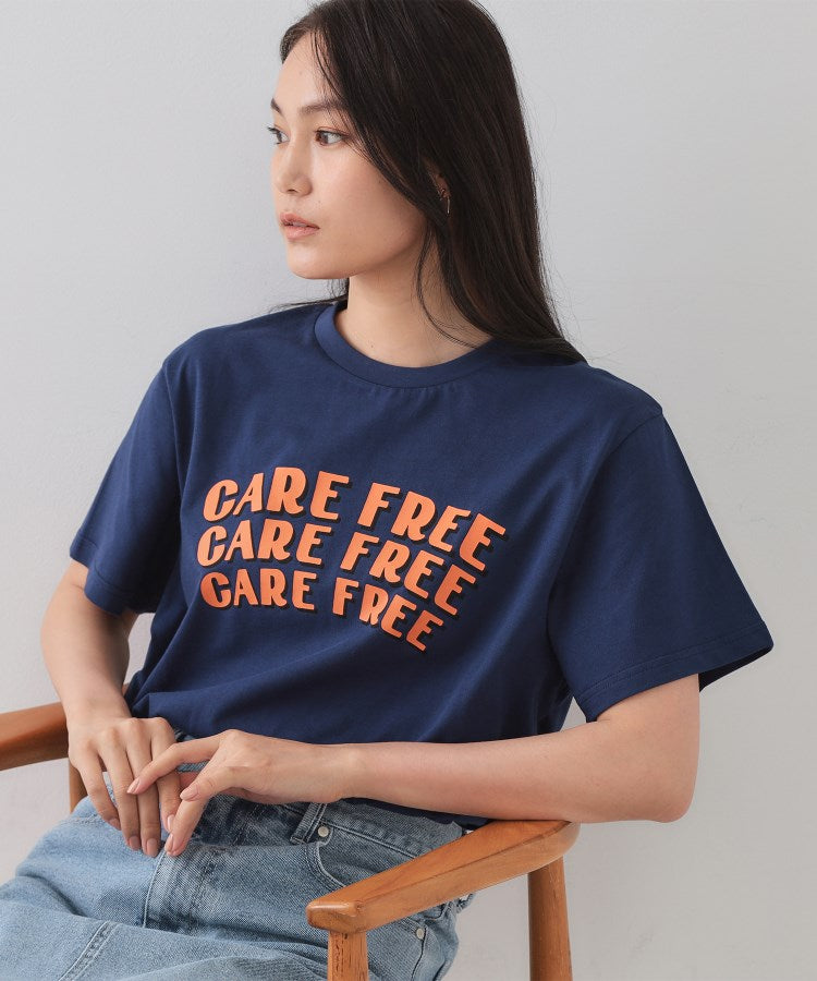 オペーク ドット クリップ OPAQUE.CLIP カラーロゴTシャツ【洗濯機洗い可】 (ネイビー(094)) ネイビー(094)