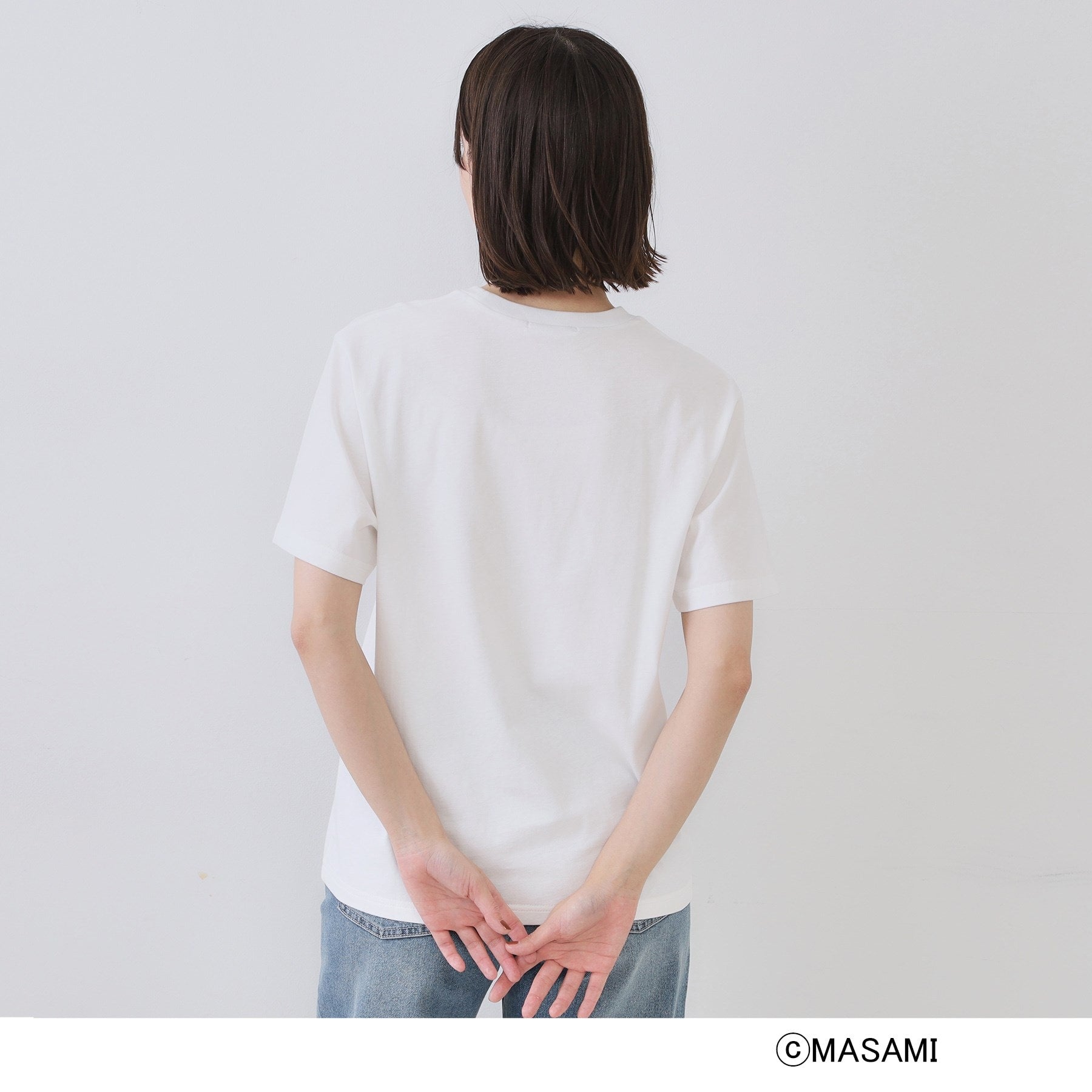 オペーク ドット クリップ OPAQUE.CLIP 風景イラストプリントTシャツ (ブラック(019)) ブラック(019)