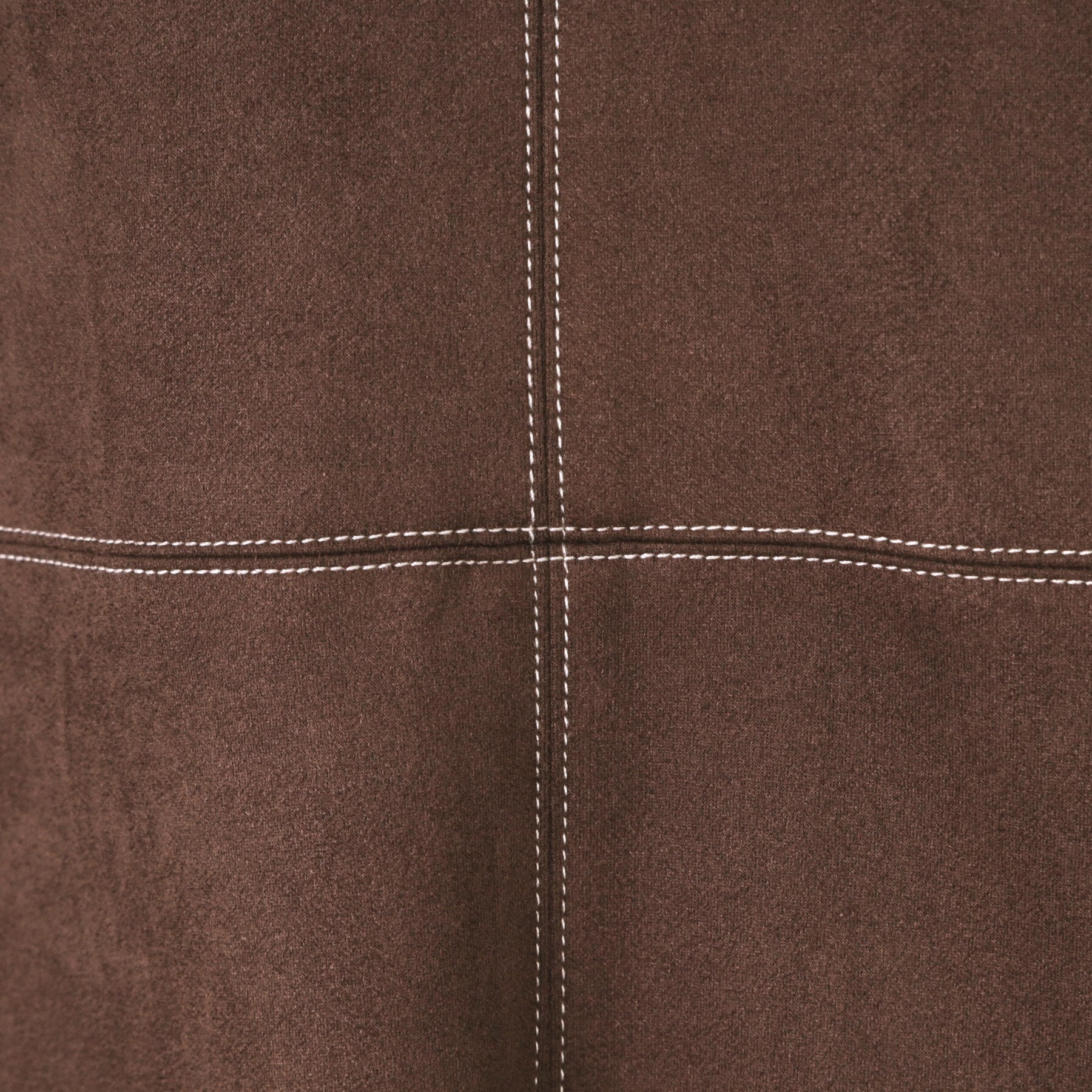 オペーク ドット クリップ OPAQUE.CLIP スエードライクVネックジャンドレ【洗濯機洗い可】 (ブラウン(044)) ブラウン(044)