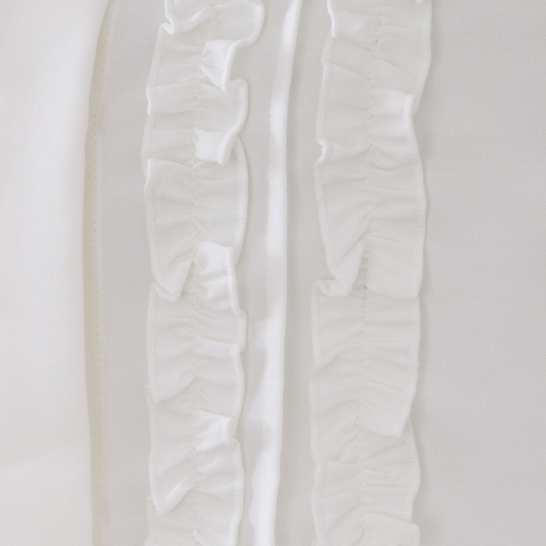 オペーク ドット クリップ OPAQUE.CLIP フロントフリルブラウス【洗濯機洗い可】 (ホワイト(001)) ホワイト(001)