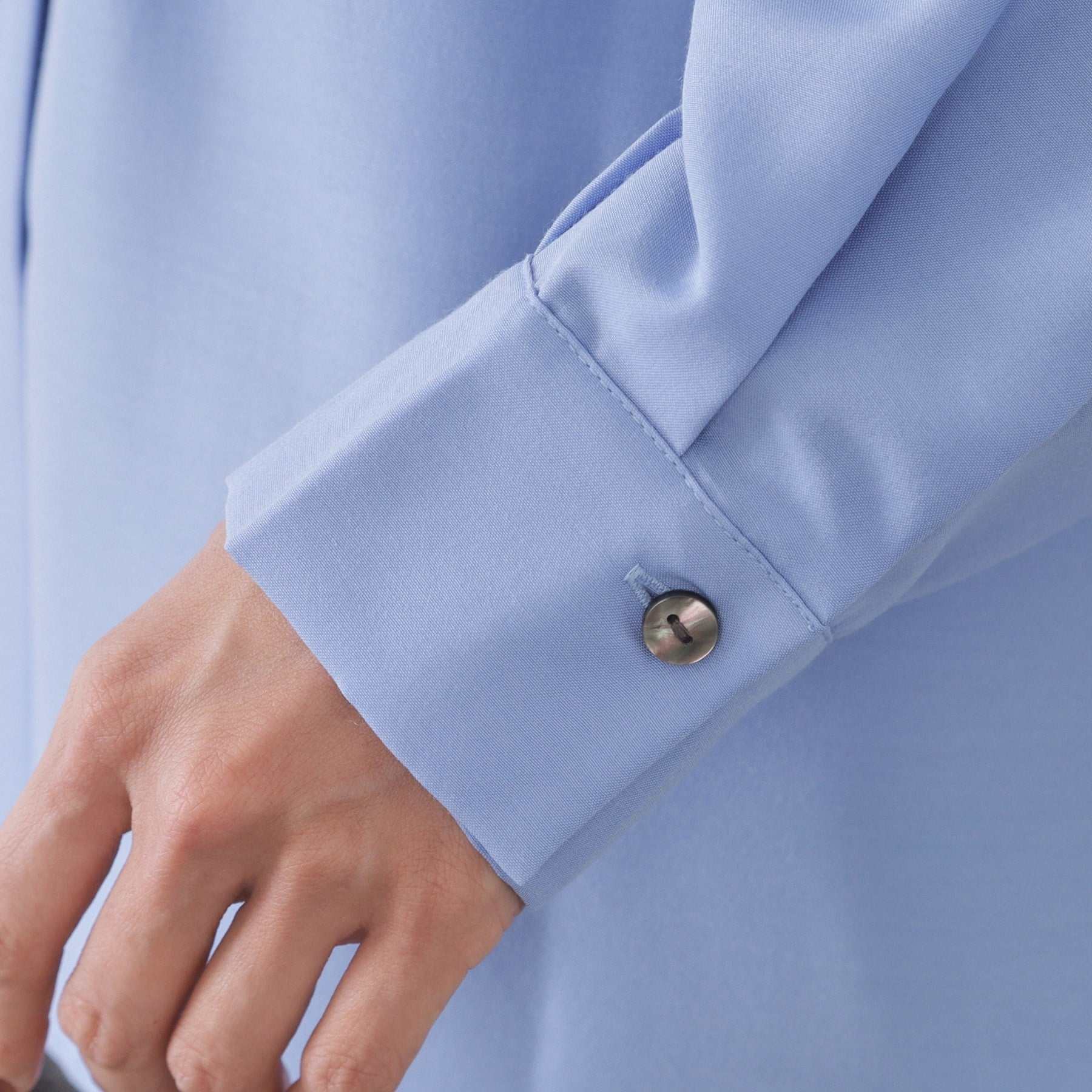 オペーク ドット クリップ OPAQUE.CLIP フロントフリルブラウス【洗濯機洗い可】 (ホワイト(001)) ホワイト(001)