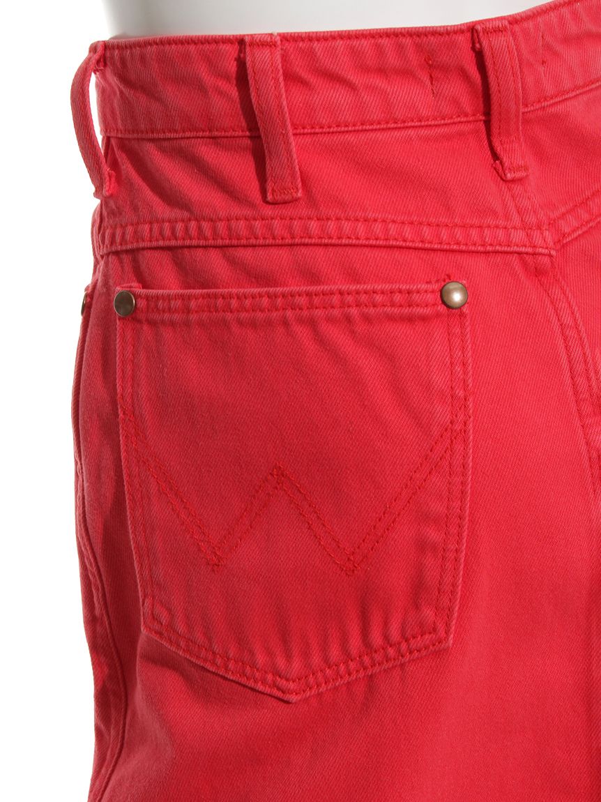 オペーク ドット クリップ OPAQUE.CLIP デニムフレアスカート (レッド) レッド