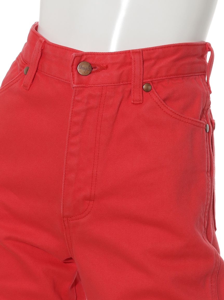 オペーク ドット クリップ OPAQUE.CLIP ハイウエストテーパードデニム (レッド) レッド